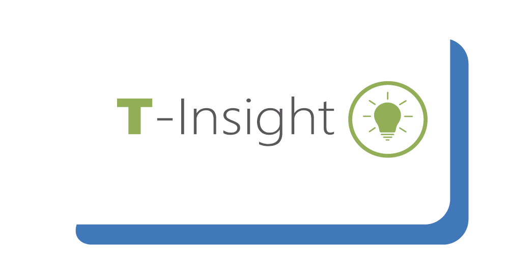 Logo for T-Insight. T-Insight is TSP's product of choice for building teacher competence & confidence. T-Insight courses utilise a ‘scenario-based learning’ (SBL) methodology to make the first steps into the classroom a little less daunting.
