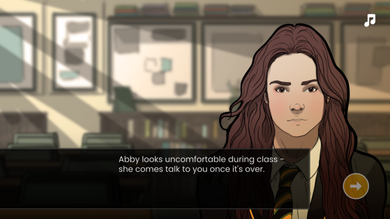 Screenshot from TeachQuest Education Game.
