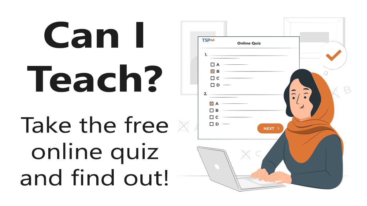 Can i teach quiz tsp